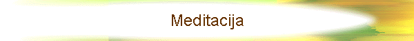 Meditacija